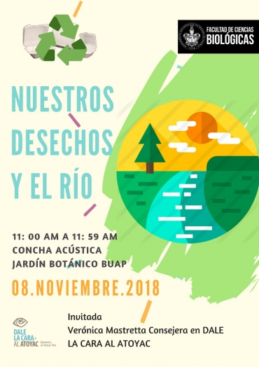 Nuestros desechos y el río: Conferencia de Verónica Mastretta en el Jardín Botánico de la BUAP