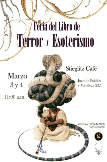 Feria del Libro de Terror y Esoterismo/3 y 4 de marzo/Stieglitz Café