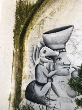 Arte Popular: el mural que contará la evolución del  Barrio de los Sapos