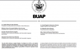 Consejo Universitario de la BUAP pide intervencción de los poderes de la Unión ante persecución de Barbosa contra el rector Esparza Ortiz