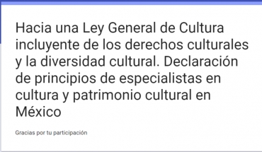 La Ley General de Cultura que necesitamos en México