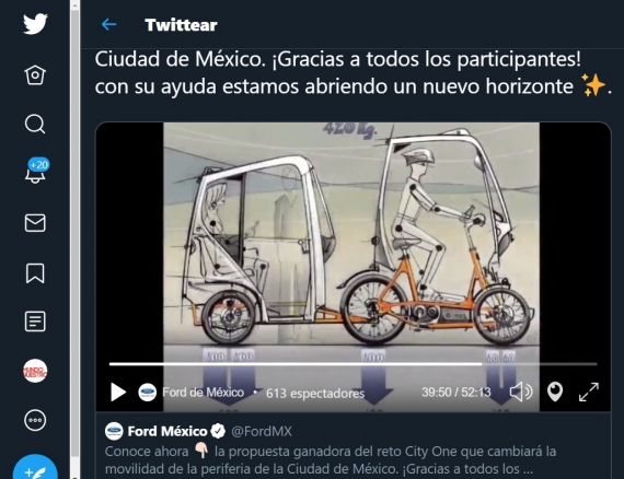 La MX3  de Daniel y Carlos Mastretta gana el reto "City: One " de Ford