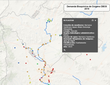 El mapa de la contaminación del Atoyac en Puebla y Tlaxcala / PCCI-Los Contaminadores del  Atoyac