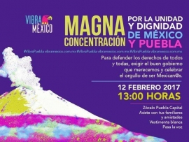 Vibra México, o por qué si ir a la manifestación el domingo 12 en el zócalo de Puebla