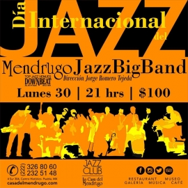 Día Internacional del jazz: 30 de abril en la Casa del Mendrugo