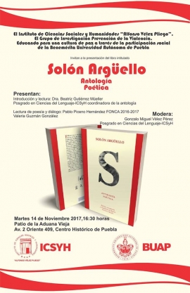 Solon Aegüello, antología poética/Presentación de libro
